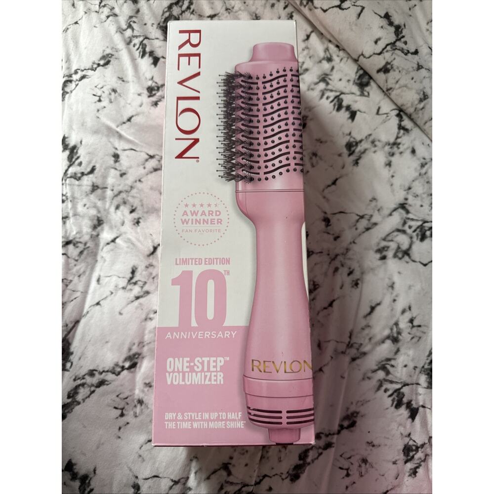 Revlon One-Step Volumizer Hair Dryer Ceramic Brush - 10th Anniversary in Pink